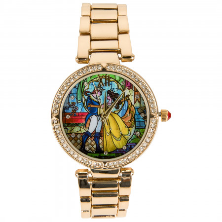 Disney 100 Year Anniversary Beauty and The Beast Watch with Metal Band